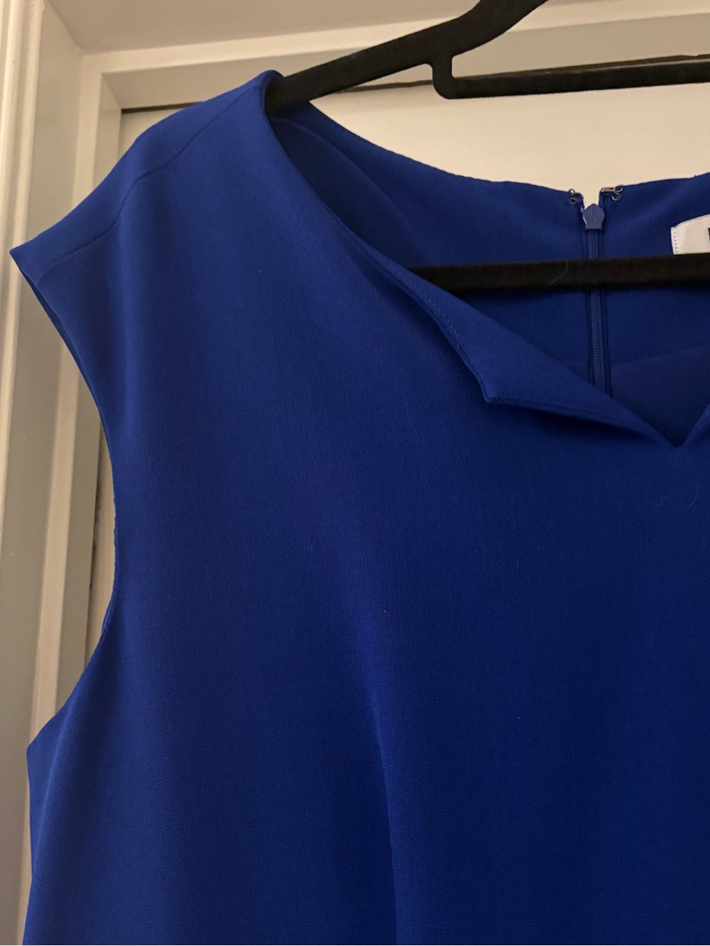 Kasper Bold Cobalt Sleeveless Sheath Dress - Picture 3 of 7
